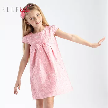 【ELLE】A字型花朵造型洋裝(粉紅)120粉紅