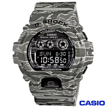 CASIO卡西歐 G-SHOCK多層次超大錶徑虎紋迷彩錶 GD-X6900CM-8