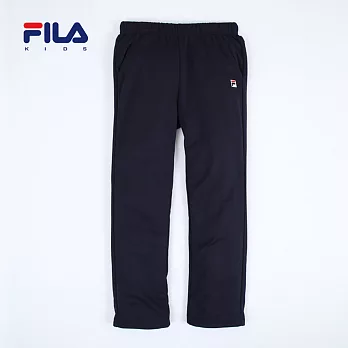 【FILA】單色素面吸排長褲(丈青)160以上丈青