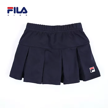 【FILA】甜美運動風百褶短裙(丈青)90丈青