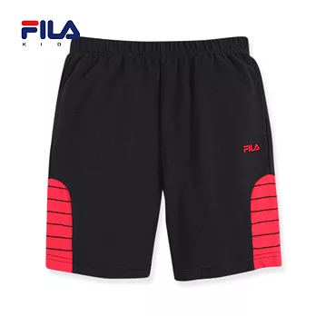 【FILA】線條造型褲管四分褲(紅)135紅