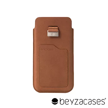 Beyzacases Natural ID Slim iPhone 6/6S Plus 專用超薄卡片皮套 －經典褐(BZ06608)