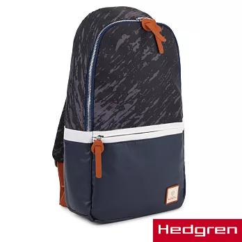 HEDGREN-HBPM摩登學院系列_-單肩後背包-藍印花紋藍印花紋
