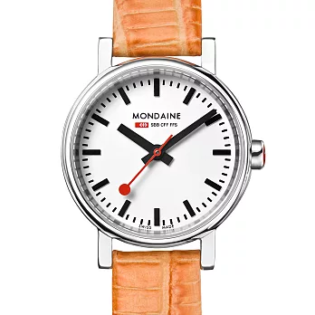 MONDAINE 瑞士國鐵限量腕錶/26mm-古銅橘