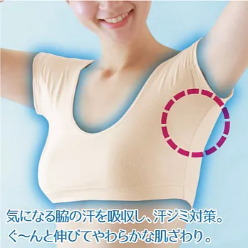 日本 Alphax 棉質腋下吸汗消臭衣L