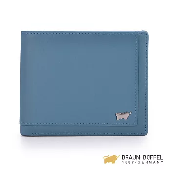 【BRAUN BUFFEL】.德國小金牛 - 納祖爾系列10卡短夾 -森林綠