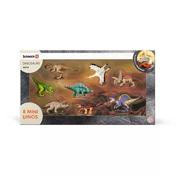 Schleich 史萊奇禮盒 - 迷你恐龍組(8入)