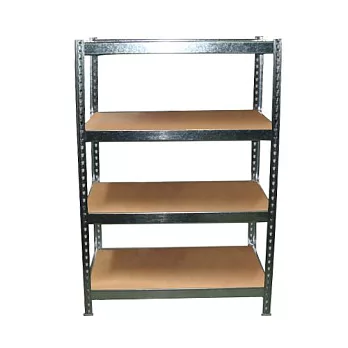 DIY 4層3格鍍鋅(錏板)免螺絲角鋼架122X61.5X61