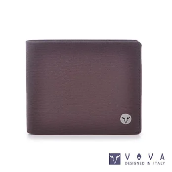 VOVA • 沃汎 - 自由系列 9卡透明窗可翻式蜥蜴紋短夾- 咖啡色