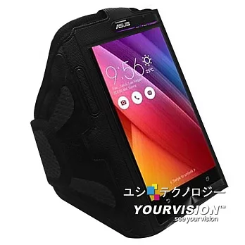 ASUS ZenFone 2 Laser ZE550KL 5.5吋 運動防護臂套 _黑