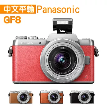 Panasonic DMC GF8+12-32mm+35-100mm 雙鏡組*(中文平輸)-送32G記憶卡+小腳架+讀卡機+相機清潔組+高透光保護貼橘色