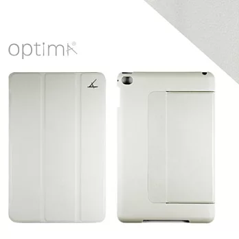 Optima iPad mini 4 典藏系列 多角度 平板保護殼 紅/藍/白灰白灰色