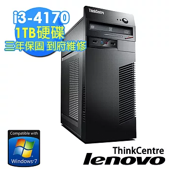 【Lenovo】ThinkCentre M73《後盾》i3-4170 Win7專業版 桌上型電腦(10B1A0R0TW)★三年保固到府維修