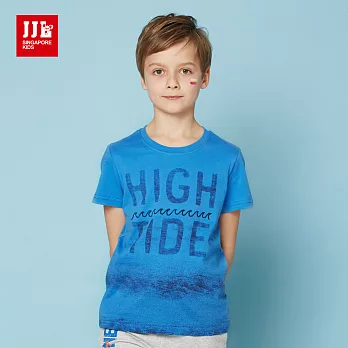 JJLKIDS 夏威夷海灘度假風T恤(碧空藍)120碧空藍
