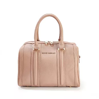 【U】MARCO LAURENT - Grace十字紋雅緻波士頓肩背包(四色可選) - 典雅粉