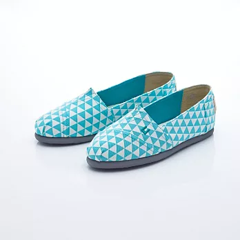 Lebunny Bleu 韓國藍兔子-SLIP-ONS-幾何潮流便鞋-4s6淺綠