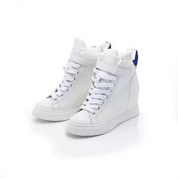 Lebunny Bleu 韓國藍兔子-Sneakers-潮流內增高休閒鞋-5s6白