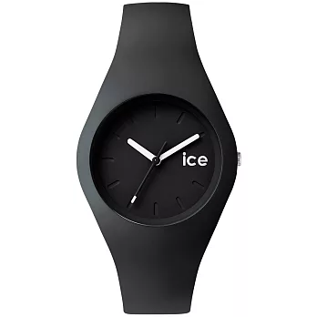 【Ice-Watch】波浪系列 繽紛玩美腕錶-中 (黑 IWICE.BK.U.S.15)