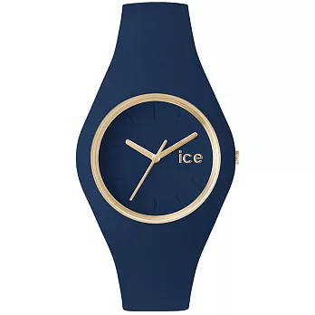 【Ice-Watch】森林系列 質感風尚腕錶-中 (午夜藍 IWICE.GL.TWL.U.S.14)