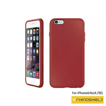 RHINO SHIELD犀牛盾 iPhone6/6S 4.7吋 衝擊分散撞擊吸收全包覆機身保護殼野豔紅