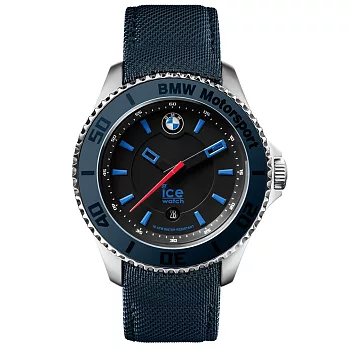【Ice-Watch】BMW紳士系列 命運之輪經典腕錶-大 ( 黑/藍 IWBM.BLB.B.L.14)