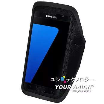 Samsung Galaxy S7 5.1吋 簡約風運動臂套_黑