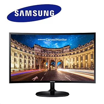 SAMSUNG三星 C24F390FHE 24型VA曲面低藍光不閃頻液晶螢幕