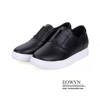 EOWYN．休閒鞋圓頭簡約舒適平底包鞋EMD04026-79/3色/34-39碼現貨+預購34黑色