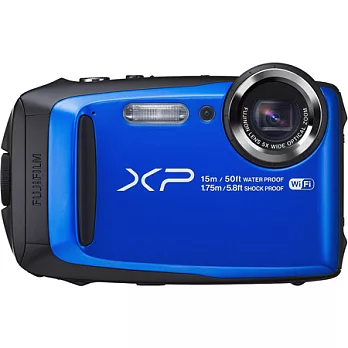 (公司貨)FUJIFILM XP90 防水防震防凍防塵多重防護運動相機-送32G+電池+原包+讀腳清保藍色