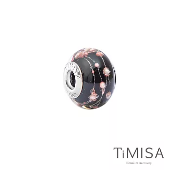 【TiMISA】純鈦琉璃串飾黑