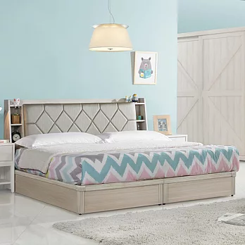 《Homelike》蘭可6尺床台組(含床頭箱)