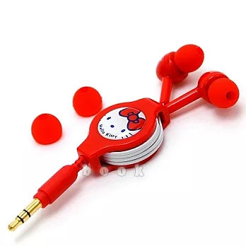 日本SANRIO【Hello Kitty】伸縮迴力造型耳機