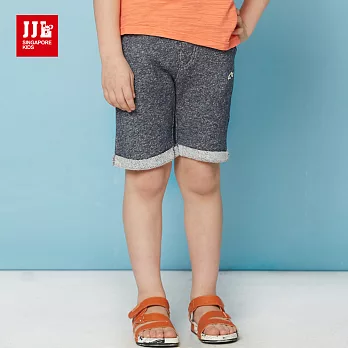 JJLKIDS 時尚噴彩造型小海豚棉短褲(藏青)105藏青