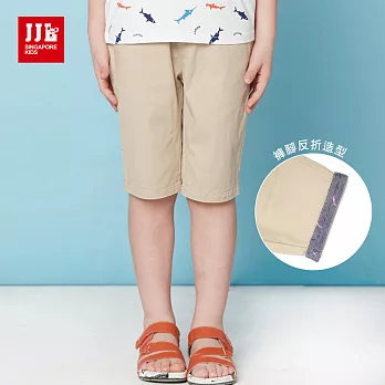 JJLKIDS 小小鯊魚世界休閒短褲(卡其)105卡其