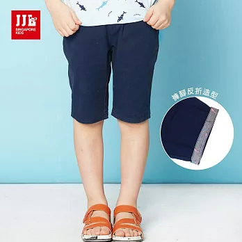 JJLKIDS 小小鯊魚世界休閒短褲(藏青)105藏青