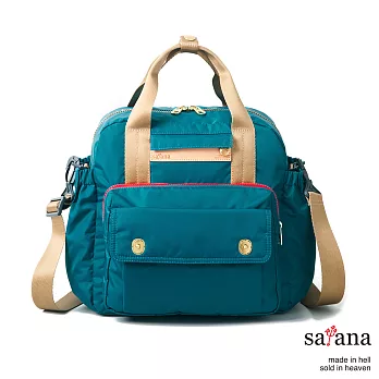 satana - MAMA 多功能後背包 -水鴨綠