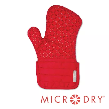 Microdry 《Oven Mitt》舒適防滑隔熱手套/S番茄紅