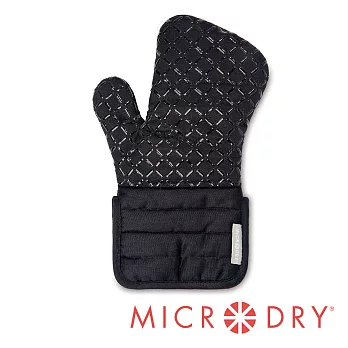 Microdry 《Oven Mitt》舒適防滑隔熱手套/S黑珍珠