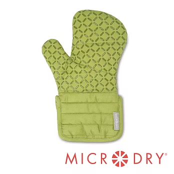 Microdry 《Oven Mitt》舒適防滑隔熱手套/S嫩葉綠