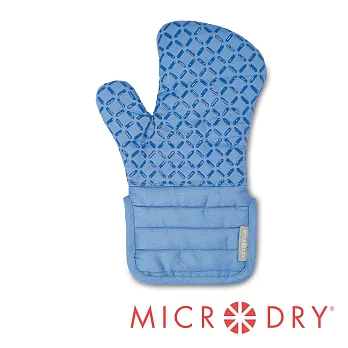 Microdry 《Oven Mitt》舒適防滑隔熱手套/S車菊藍