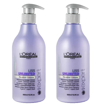L’OREAL萊雅 恆久直漾洗髮乳 500ml*2