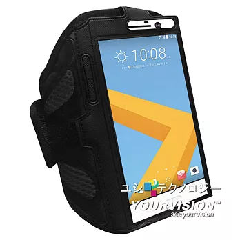 HTC 10 5.2吋 專用運動防護臂套_黑色