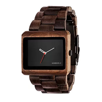 KERBHOLZ 原木手錶 Reineke - 黑檀木