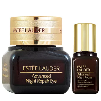 ESTEE LAUDER 雅詩蘭黛 特潤超導眼部修護霜(15ml)+特潤再生超導修護露(7ml)