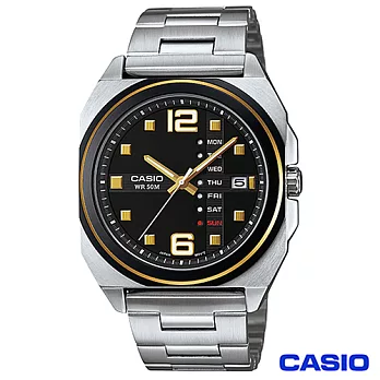 CASIO卡西歐 特殊錶盤設計型男腕錶 MTF-117BD-1A