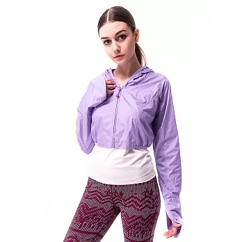 【hilltop山頂鳥】女款吸濕排汗抗UV超輕量外套S02FA7-S紫