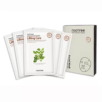 (買1送1)rootree-木植精萃冰絲縷修護面膜(5入/盒)