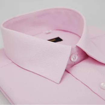 【金安德森】粉色斜紋長袖襯衫15粉色
