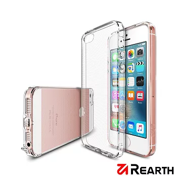 Rearth Apple iPhone 5s/SE (Ringke Air) 輕薄保護殼(贈送保護貼) 透明