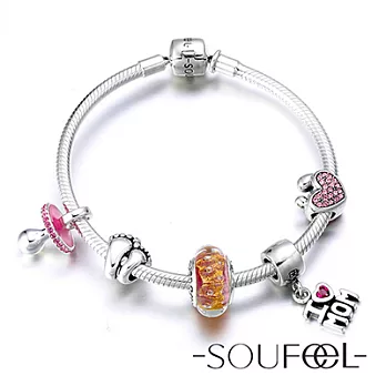 【SOUFEEL charms】925純銀串珠套組(S01)